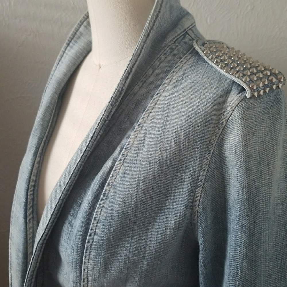 Studded denim jacket